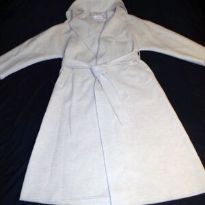 ba&sh Cream Hooded Trench Coat with Belt